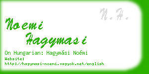 noemi hagymasi business card
